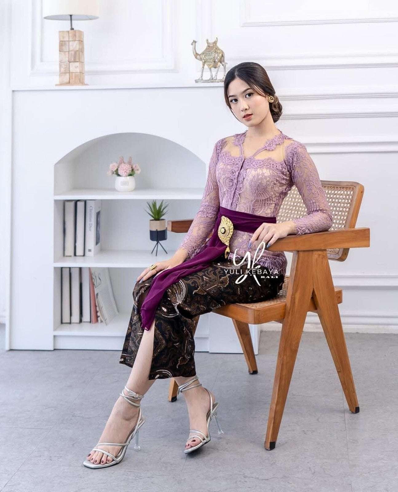 Elegant Kebaya Dress for Wedding & Formal Events | Full Set | Amara Series