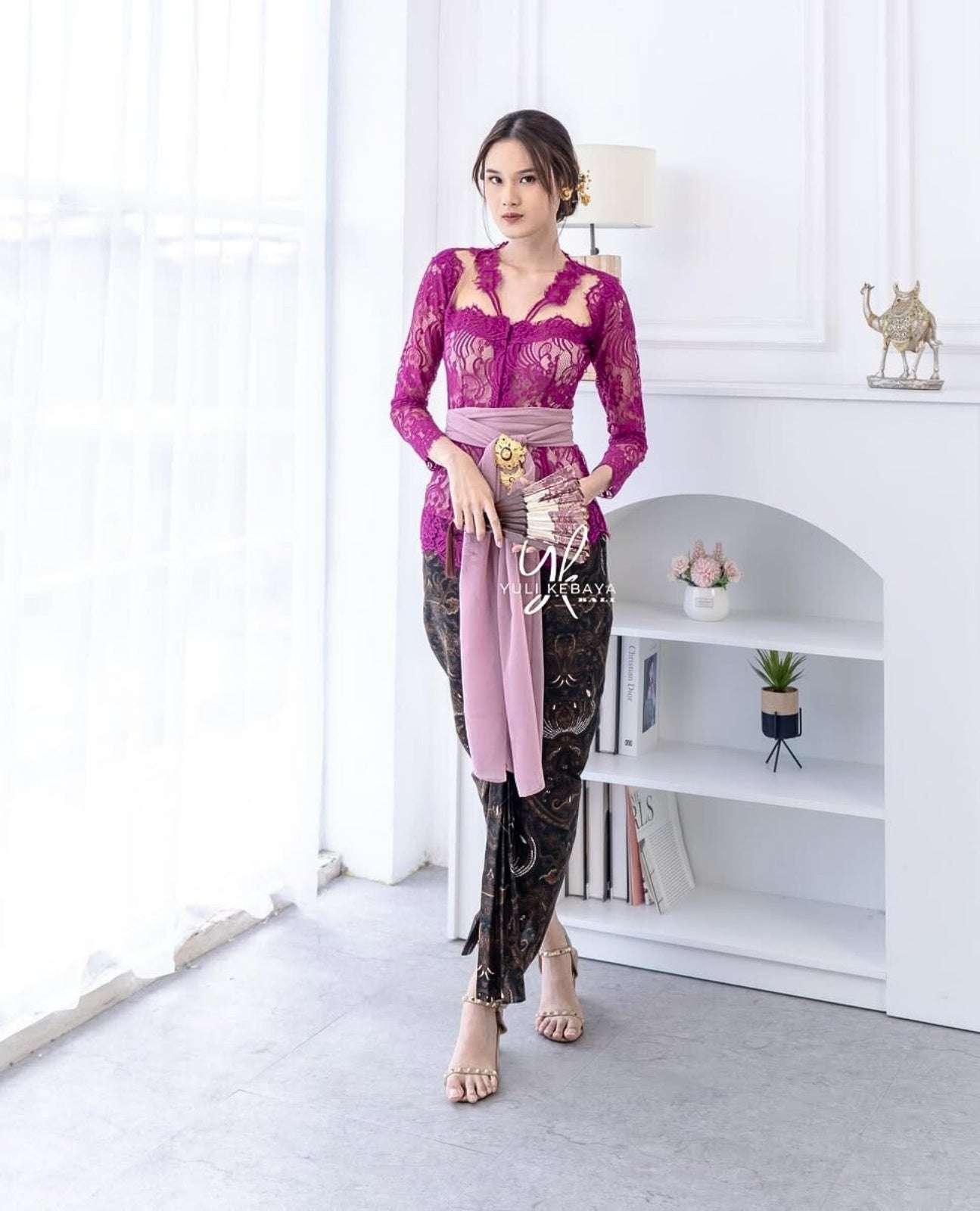 Elegant Kebaya Dress for Wedding & Formal Events | Full Set | Amara Series