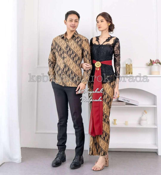 Wedding Couple Set | Kebaya & Batik Sarimbit | Complete Matching Outfits for Formal Events