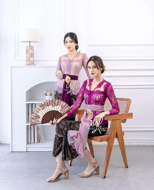 Elegant Kebaya Dress for Wedding & Formal Events | Full Set | Amara Series