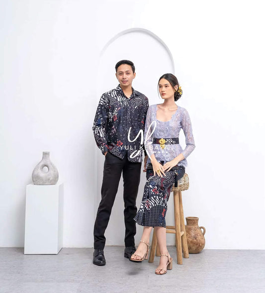 Complete Couple Kebaya Set | Batik Shirt | Custom Sizes