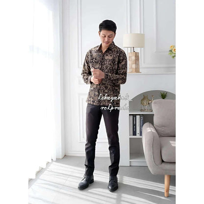 Premium Indonesian Couple Set | Kebaya & Batik Shirt | Complete Wedding Outfits