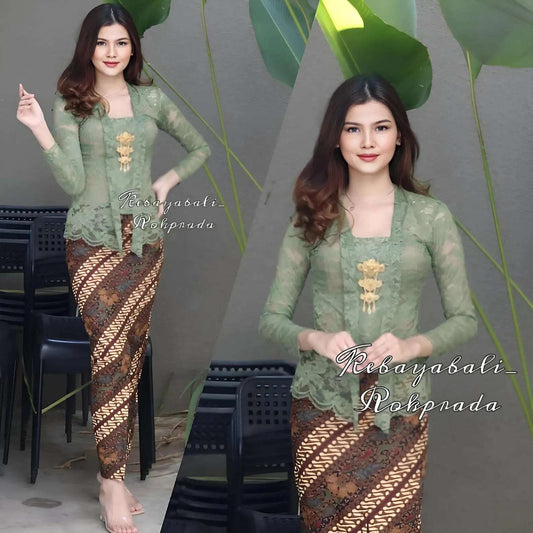 Lidya Series Kebaya Set | Luxury Brocade & Batik | Complete Wedding Outfit (S-XXXL)